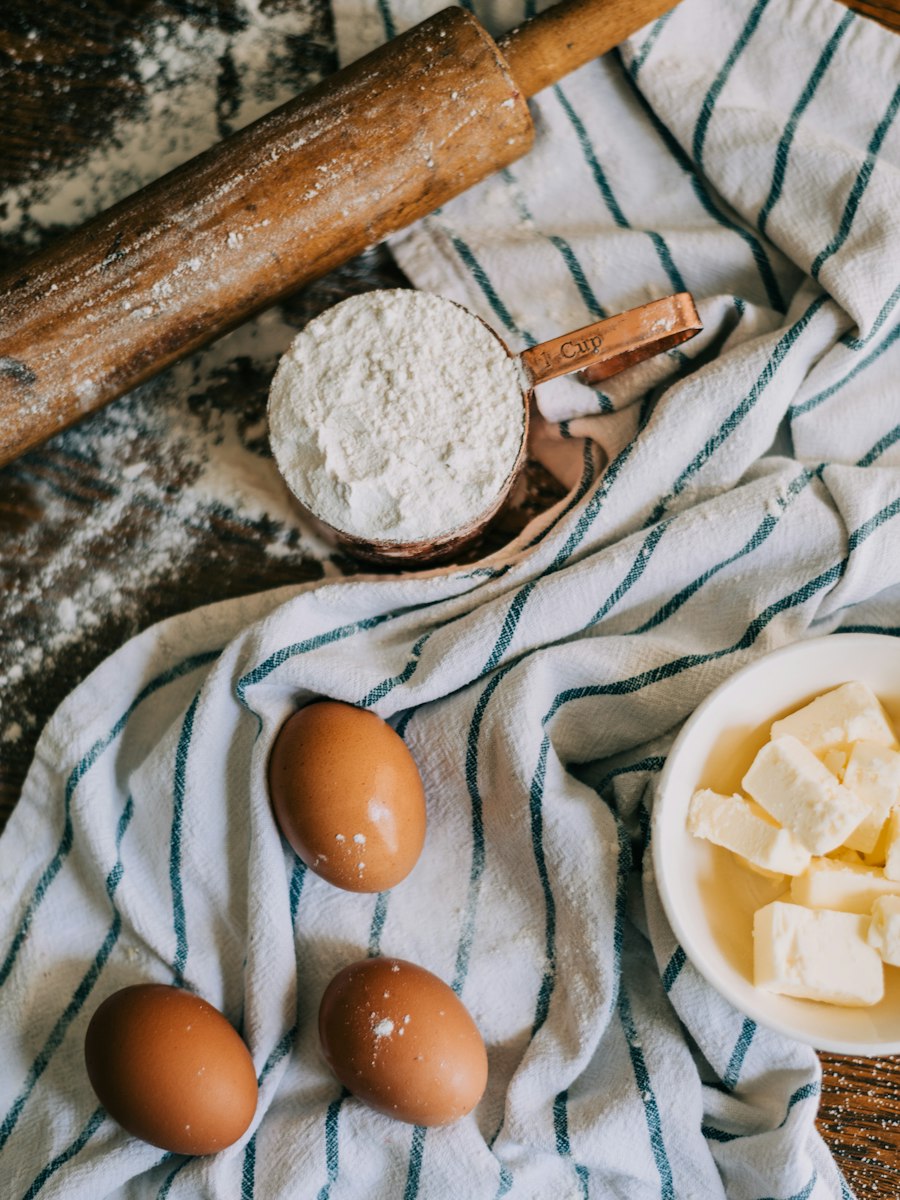 Ingredients ready for baking